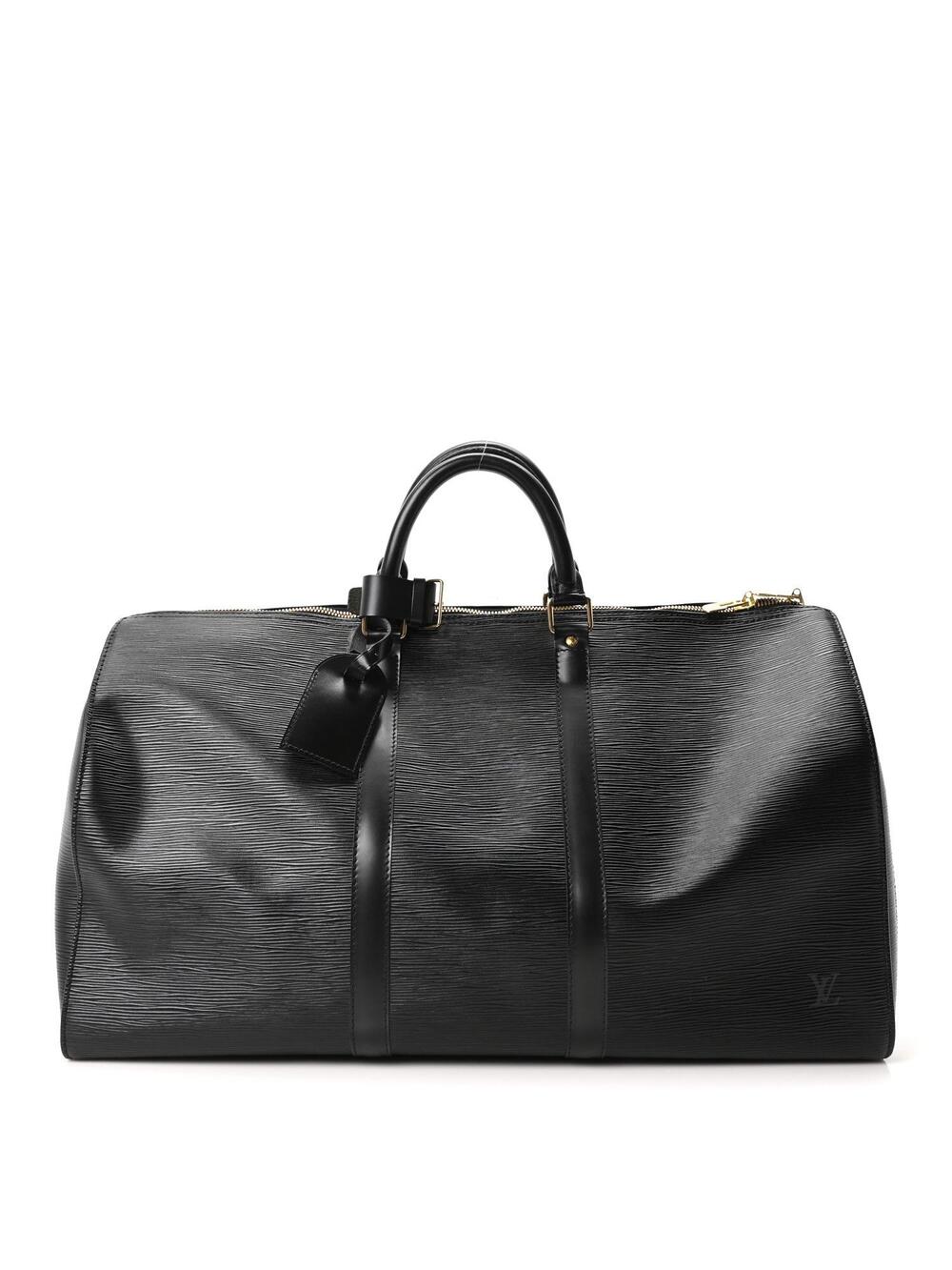 Louis Vuitton Epi Keepall 50 Black #307258L10B